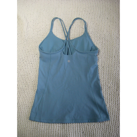 LULULEMON Womens' Light Blue Tank Top Size 6 - Picture 2 of 5